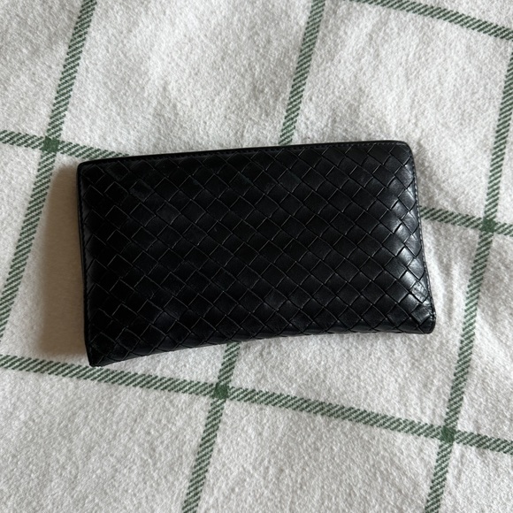 Bottega Veneta Intrecciato black wallet - Picture 1 of 10